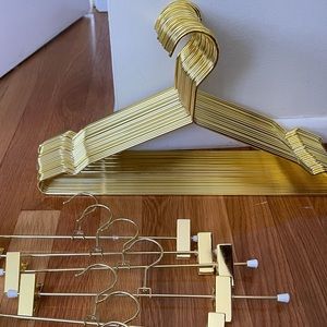 Gold Clothes Hangers